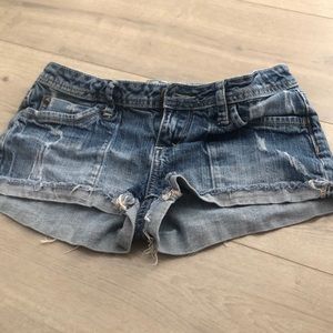 Ripped Jean shorts,blue, 14-16